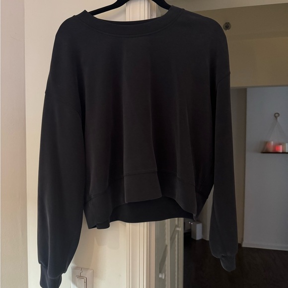 lululemon softstreme oversized cropped crew - Picture 4 of 5